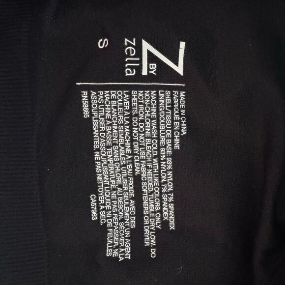 Zella Sports Bra Racerback Top Black - Picture 6 of 6